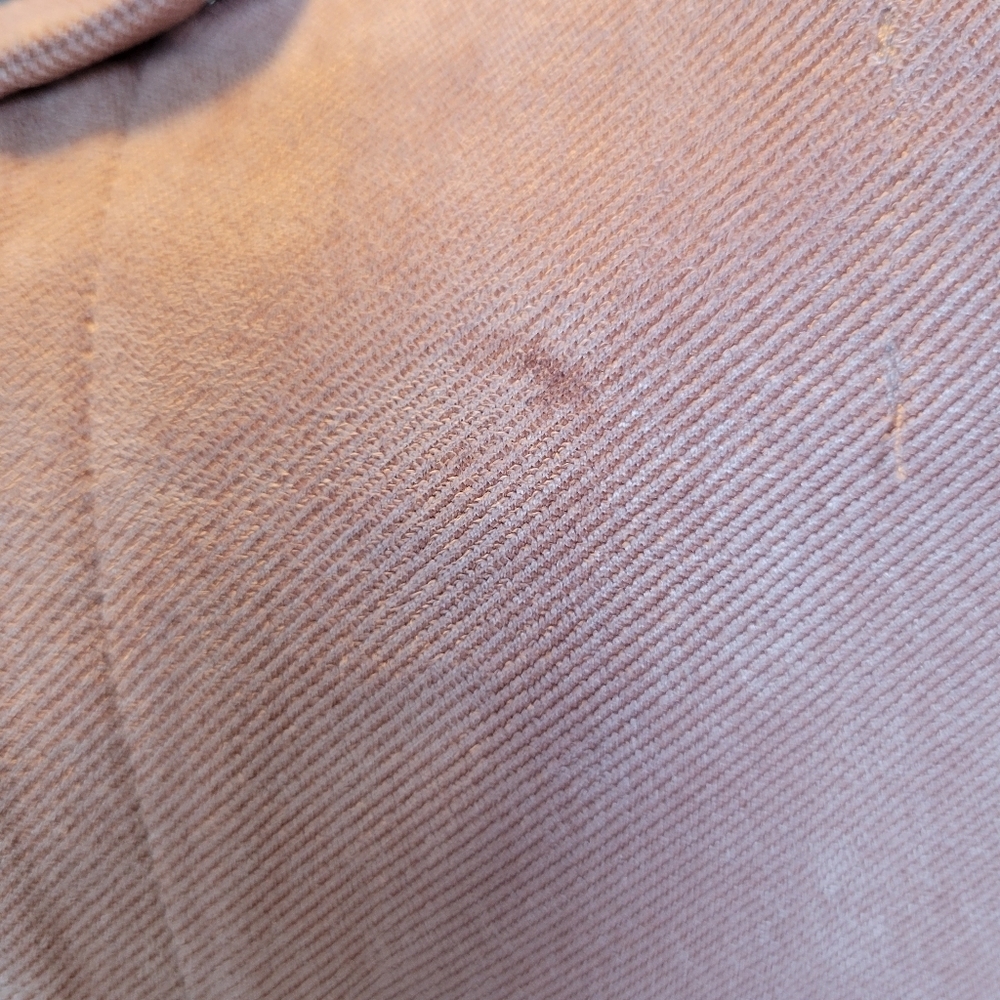 Paper Crane Pink Faux Suede Moto Style Zip Up Jacket - Picture 9 of 11